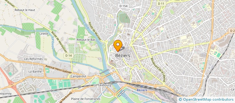 localisation de l'entreprise MADAME CATHERINE PINTONELLO à BEZIERS
