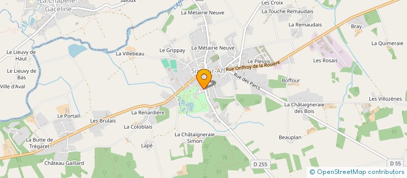 localisation de l'entreprise MADAME CATHERINE PIPLARD  SIXT-SUR-AFF