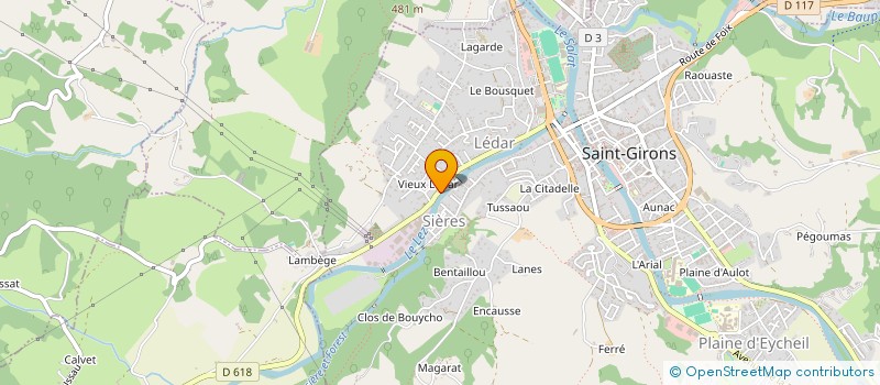 localisation de l'entreprise MADAME CATHERINE PIQUEMAL à SAINT-GIRONS