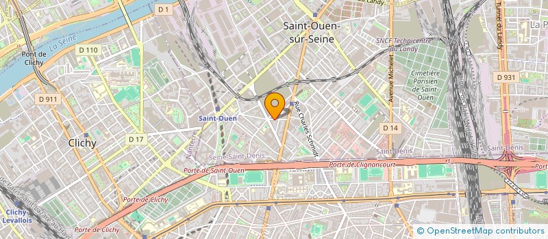 localisation de l'entreprise MADAME CATHERINE PIRET à SAINT-OUEN-SUR-SEINE