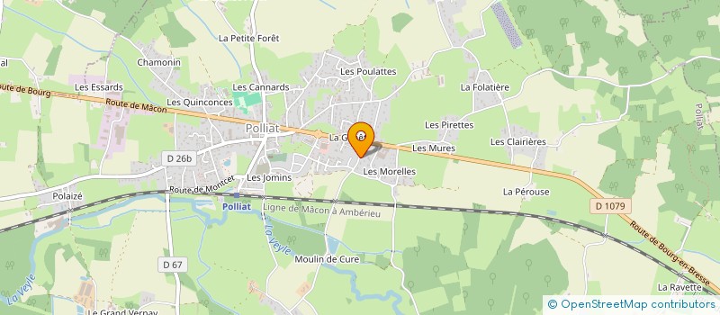 localisation de l'entreprise MADAME CATHERINE PISAPIA  POLLIAT