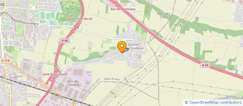 localisation de l'entreprise MADAME CATHERINE PITAVAL  SAINT-PRIEST