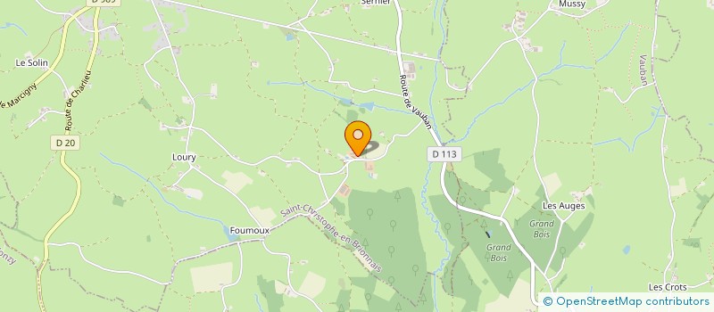 localisation de l'entreprise MADAME CATHERINE PLACE  SAINT-CHRISTOPHE-EN-BRIONNAIS