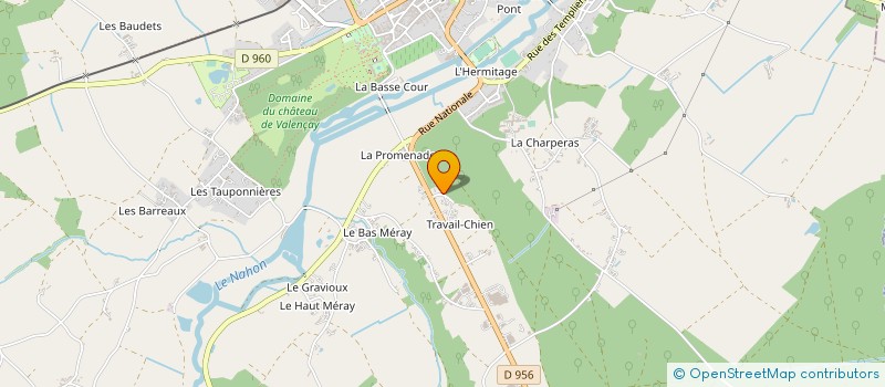 localisation de l'entreprise MADAME CATHERINE PLAULT à VALENCAY