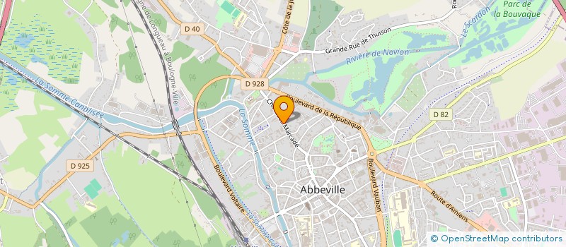 localisation de l'entreprise MADAME CATHERINE PLEY à ABBEVILLE