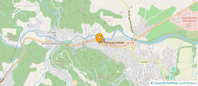 localisation de l'entreprise MADAME CATHERINE PLOTTON  CERET