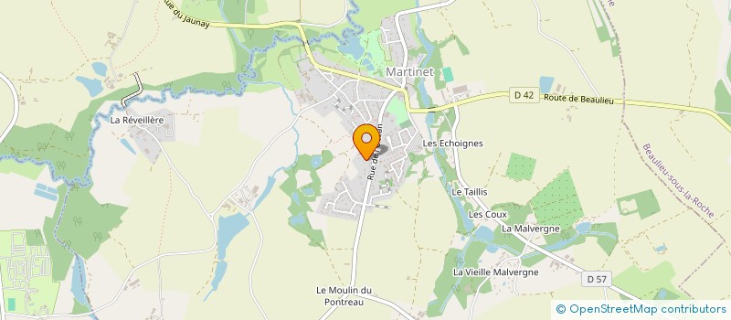 localisation de l'entreprise MADAME CATHERINE POINGT  MARTINET