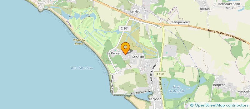 localisation de l'entreprise MADAME CATHERINE POINSON  SAINT-GILDAS-DE-RHUYS