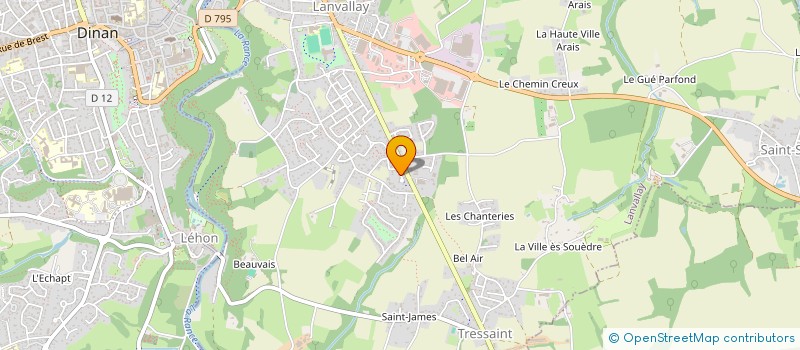 localisation de l'entreprise MADAME CATHERINE POIRIER à LANVALLAY
