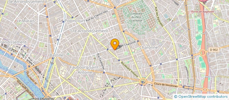 localisation de l'entreprise MADAME CATHERINE POITOU à PARIS