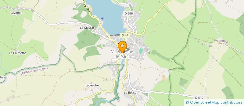 localisation de l'entreprise MADAME CATHERINE POLI  VILLEFRANCHE-DE-PANAT