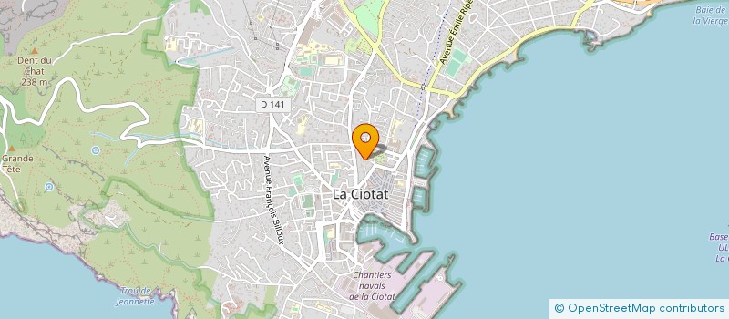 localisation de l'entreprise MADAME CATHERINE POLI  LA CIOTAT