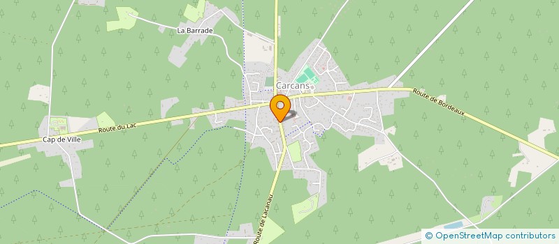 localisation de l'entreprise MADAME CATHERINE POLICE  CARCANS