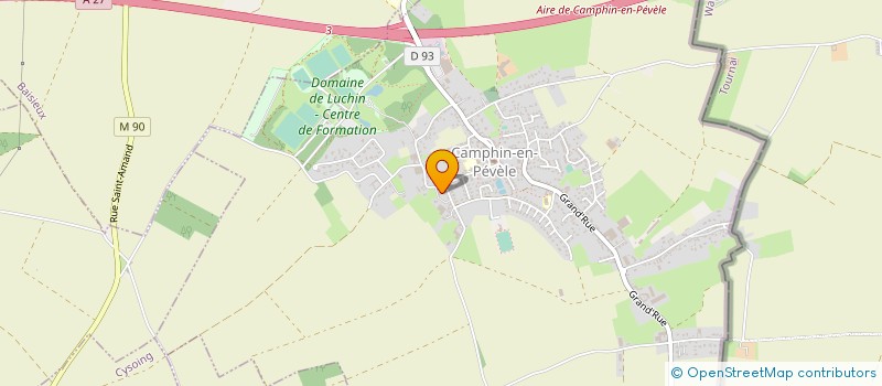 localisation de l'entreprise MADAME CATHERINE POLLET à CAMPHIN-EN-PEVELE