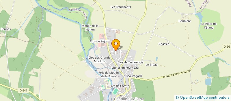 localisation de l'entreprise MADAME CATHERINE POMMIER à CHATILLON-COLIGNY