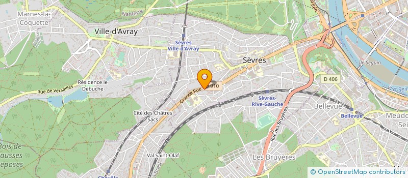 localisation de l'entreprise MADAME CATHERINE POPULUS à SEVRES