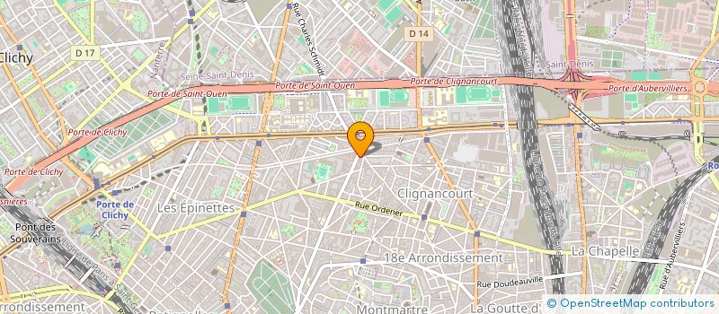 localisation de l'entreprise MADAME CATHERINE PORCHER  PARIS