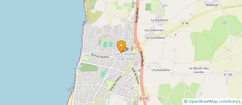 localisation de l'entreprise MADAME CATHERINE PORCHER  SAINT-MICHEL-CHEF-CHEF