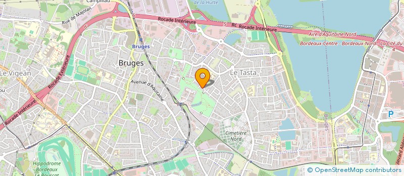 localisation de l'entreprise MADAME CATHERINE PORCHER  BRUGES