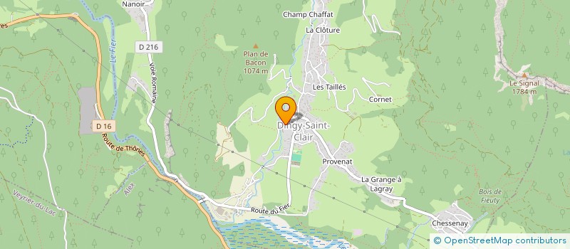 localisation de l'entreprise MADAME CATHERINE PORCHER  DINGY-SAINT-CLAIR