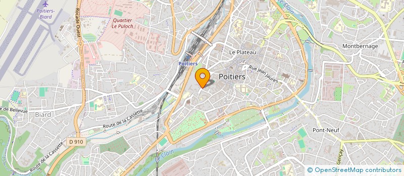 localisation de l'entreprise MADAME CATHERINE POTET-MAROLLEAU  LA ROCHELLE