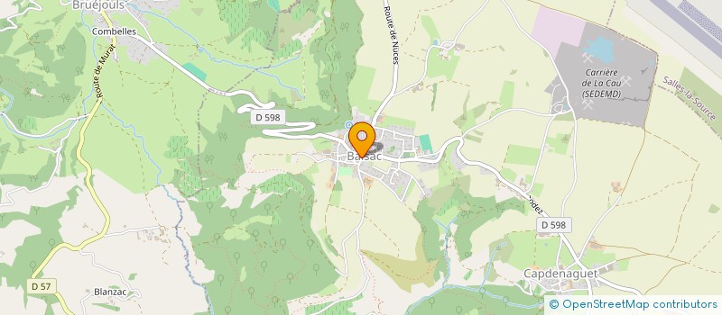 localisation de l'entreprise MADAME CATHERINE POTIER  DRUELLE BALSAC