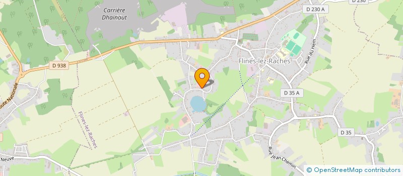 localisation de l'entreprise MADAME CATHERINE POULAIN  FLINES-LEZ-RACHES