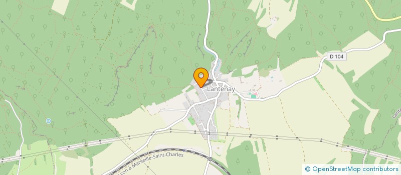 localisation de l'entreprise MADAME CATHERINE POURQUIER  LANTENAY