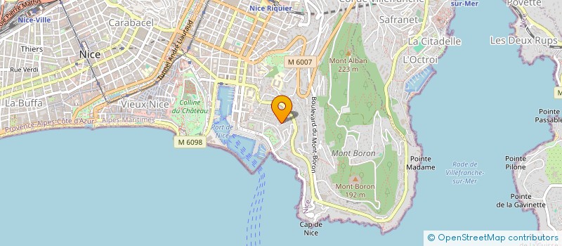 localisation de l'entreprise MADAME CATHERINE POUYAT  NICE