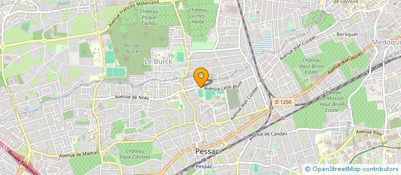 localisation de l'entreprise MADAME CATHERINE PRADEILLE  PESSAC