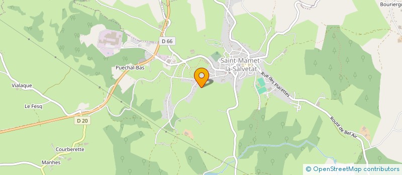 localisation de l'entreprise MADAME CATHERINE PRAT à SAINT-MAMET-LA-SALVETAT