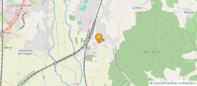 localisation de l'entreprise MADAME CATHERINE PREAU  LA COURONNE