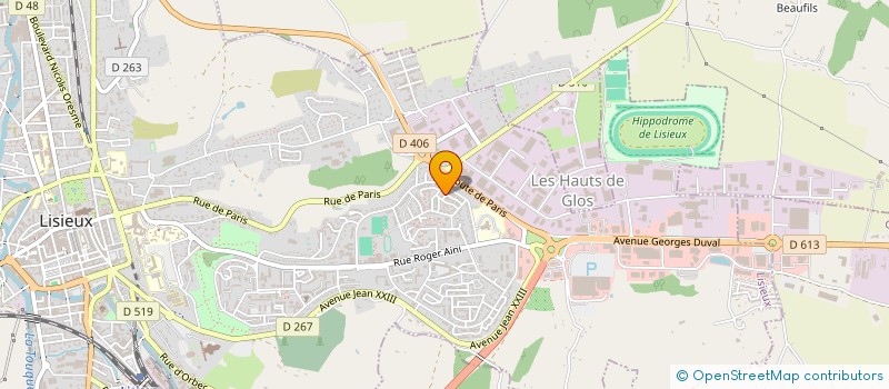 localisation de l'entreprise MADAME CATHERINE PRET à LISIEUX