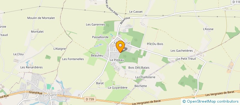 localisation de l'entreprise MADAME CATHERINE PRIANO  MORAGNE