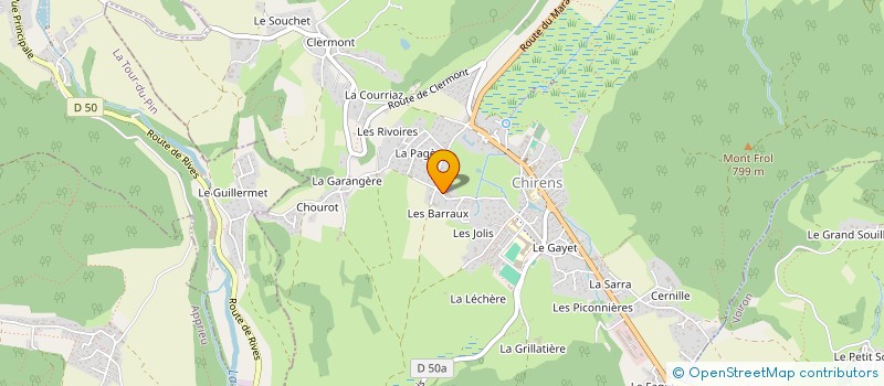 localisation de l'entreprise MADAME CATHERINE PRIMARD  CHIRENS