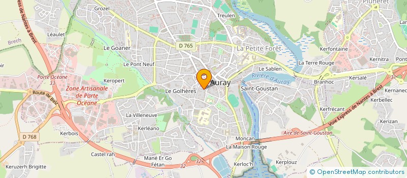 localisation de l'entreprise MADAME CATHERINE PROCOUDINE-GORSKY à AURAY