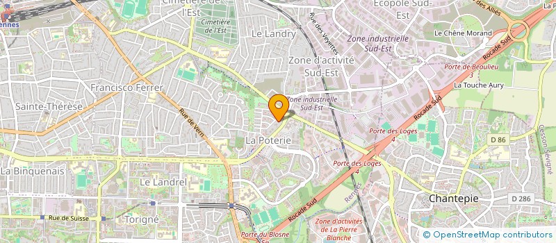 localisation de l'entreprise MADAME CATHERINE PROT  RENNES