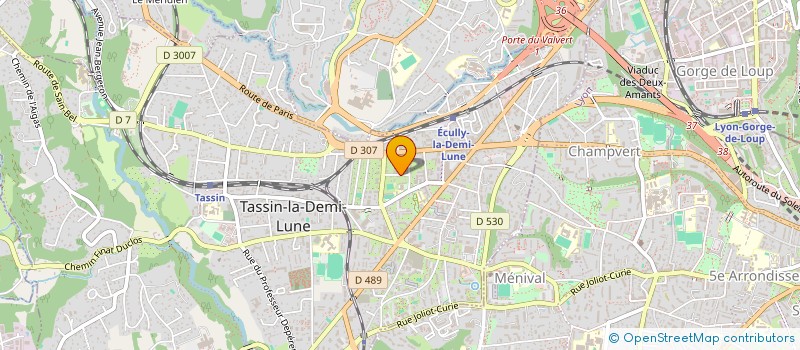 localisation de l'entreprise MADAME CATHERINE PROTAT  TASSIN-LA-DEMI-LUNE