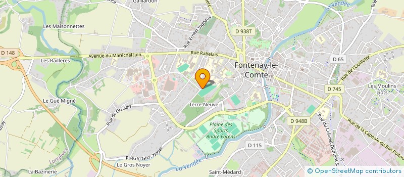 localisation de l'entreprise MADAME CATHERINE PROUS  FONTENAY-LE-COMTE