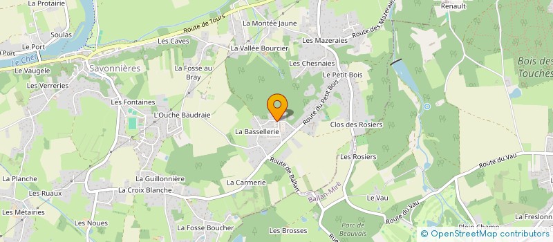 localisation de l'entreprise MADAME CATHERINE PROUST à SAVONNIERES
