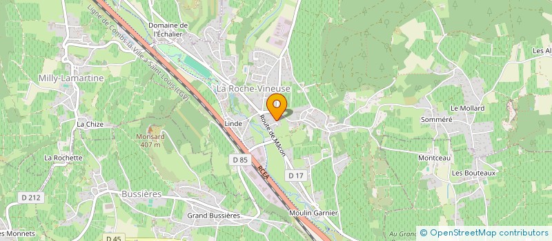 localisation de l'entreprise MADAME CATHERINE PRUDHOMME  LA ROCHE-VINEUSE