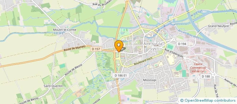 localisation de l'entreprise MADAME CATHERINE PRUVOST à AIRE-SUR-LA-LYS