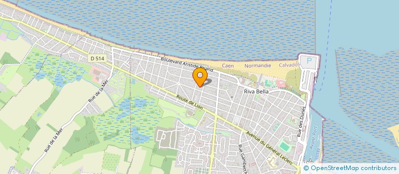localisation de l'entreprise MADAME CATHERINE PUISSET à OUISTREHAM