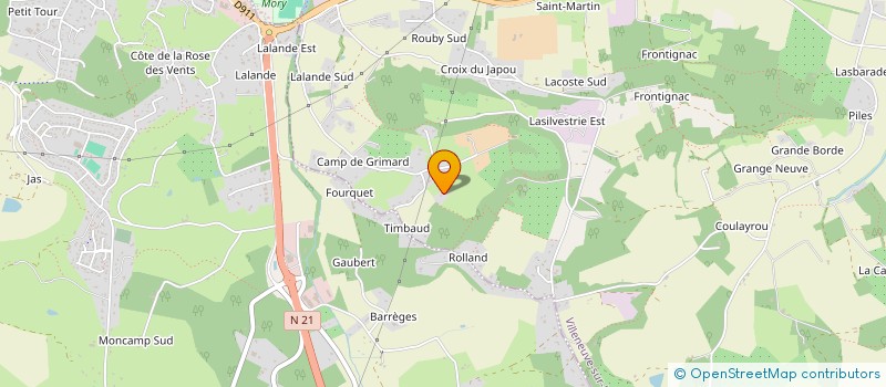 localisation de l'entreprise MADAME CATHERINE QUARRE  VILLENEUVE SUR LOT