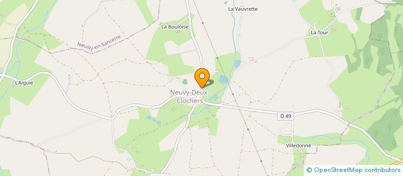 localisation de l'entreprise MADAME CATHERINE QUIGNON  NEUVY-DEUX-CLOCHERS