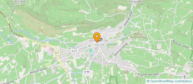 localisation de l'entreprise MADAME CATHERINE RABASSE  BEAUMES-DE-VENISE