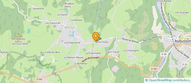 localisation de l'entreprise MADAME CATHERINE RABASTE à BLESSAC