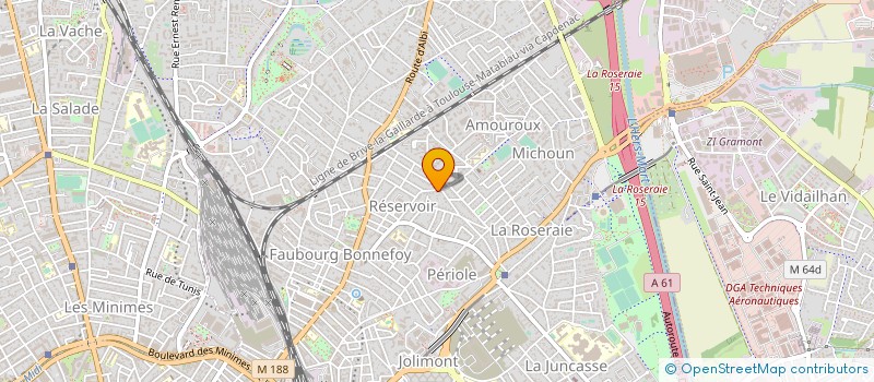 localisation de l'entreprise MADAME CATHERINE RABINOVITCH à TOULOUSE