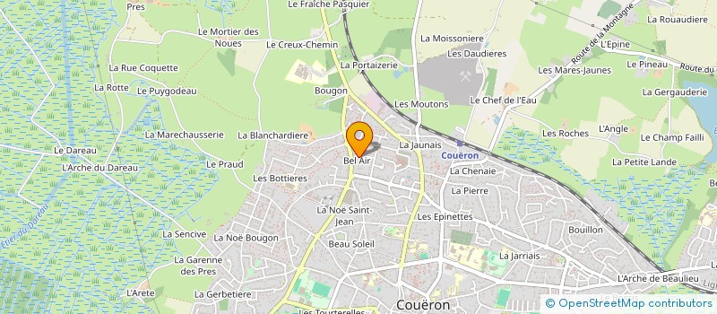 localisation de l'entreprise MADAME CATHERINE RADIGOIS à COUERON