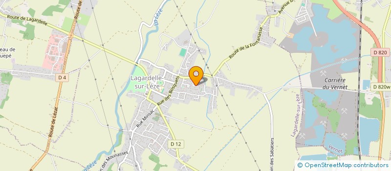 localisation de l'entreprise MADAME CATHERINE RAGOT à LAGARDELLE-SUR-LEZE